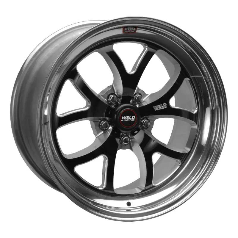 Weld Racing S76 Forged Aluminum Wheel – 18X9", 5X120Mm Bolt Pattern, 6.1" Backspace, High-Pad Black Finish (Non-Beadlock) 1