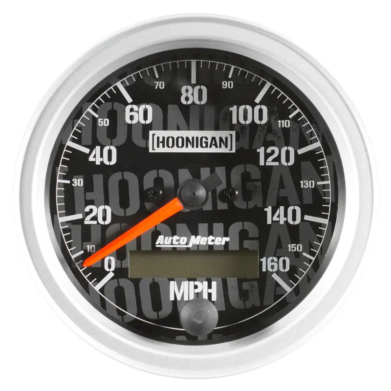 Autometer Hoonigan 87Mm 160 Mph Full Electronic Program W/ Lcd Odo Speedometer Gauge 1