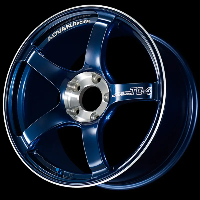 Advan Tc-4 Se 18X8.5 Racing Wheel – Indigo Blue & Diamond-Cut Face, 5X114.3, +37Mm Offset 1